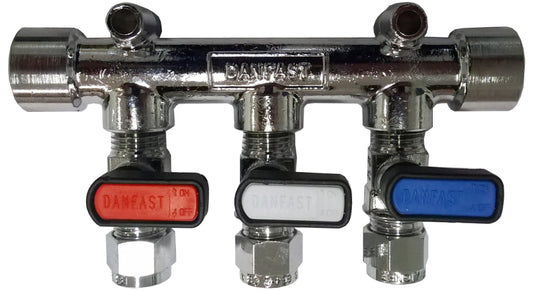 Gas manifold (2way, 3way & 4way options)