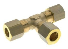 Equal T Brass Compression Fitting