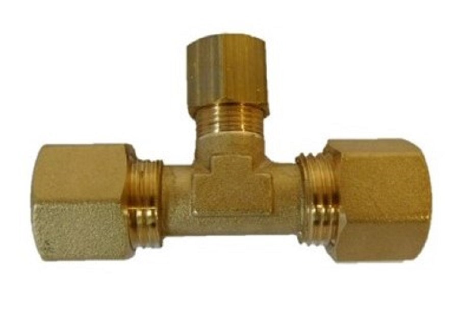 Unequal T Brass Compression Fitting